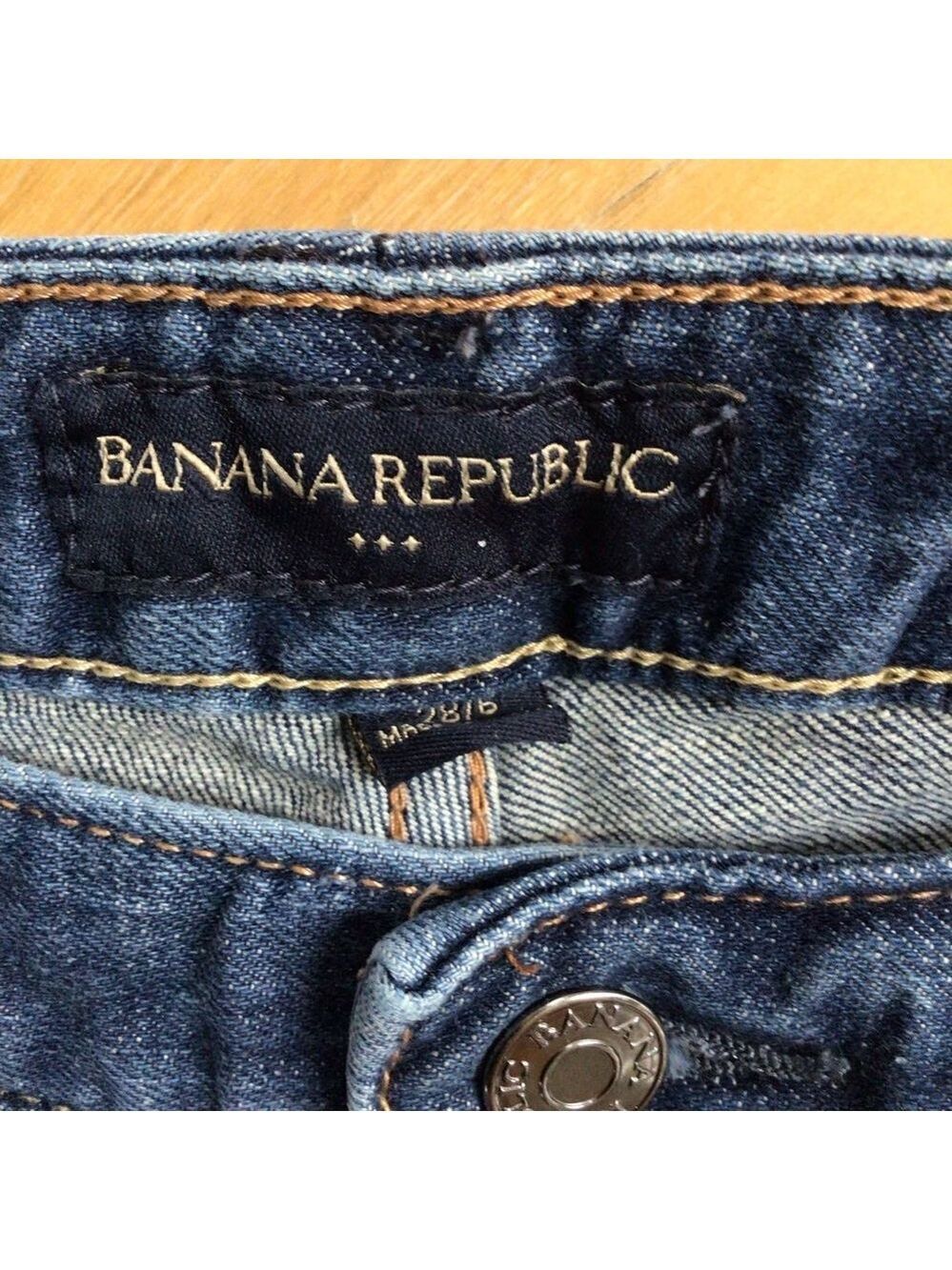 BANANA republic pedal pusher pants jeans stretchy cotton blend medium rise 28/6 - Picture 4 of 12